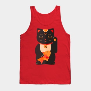 Beckoning Cat Tank Top